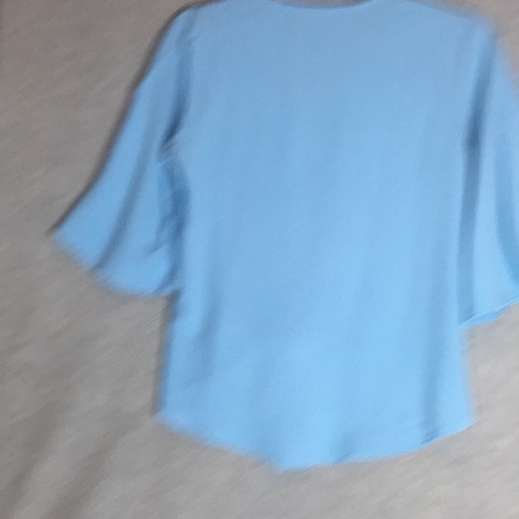 IKEVAN Oversized Relaxed Fit Versatile Wrinkle Resistant Packable Tie Front Top - Picture 11 of 15